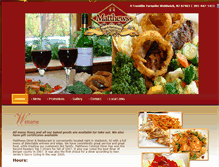 Tablet Screenshot of matthewsdiner.com